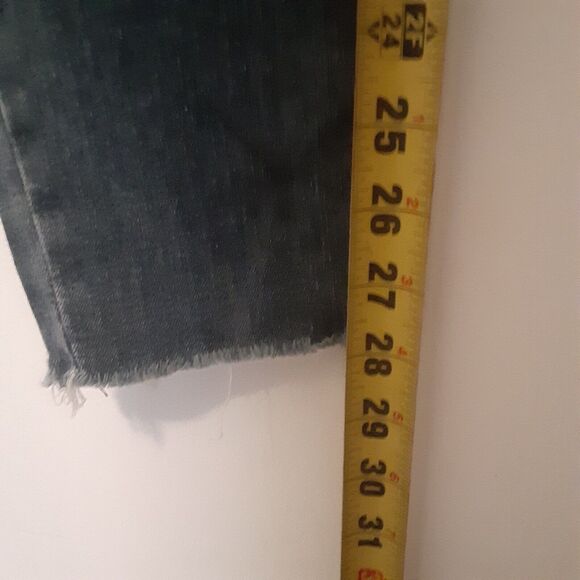 Lucky Brand Jeans Womens 8/29 Mid Rise Super Skinny Ava Dark Wash Distressed - Picture 11 of 11